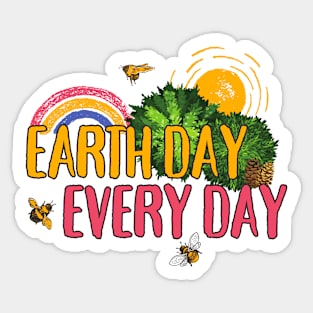 Earth Day Every Day Sticker